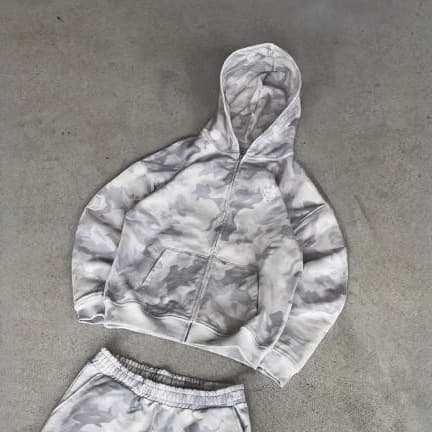 Streetwear Digital Print Zip-Up Sweatpants - High Waist Loose Fit Hip Hop Joggers For Men & Women