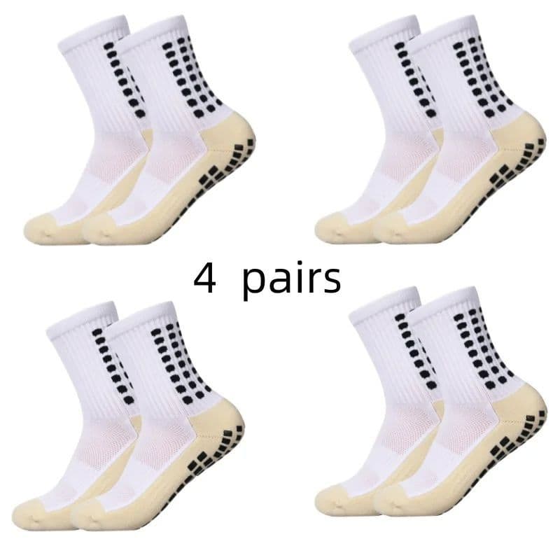 Men's Soc 4 Soccer Pairs Non-slip Of Grip Pad Football