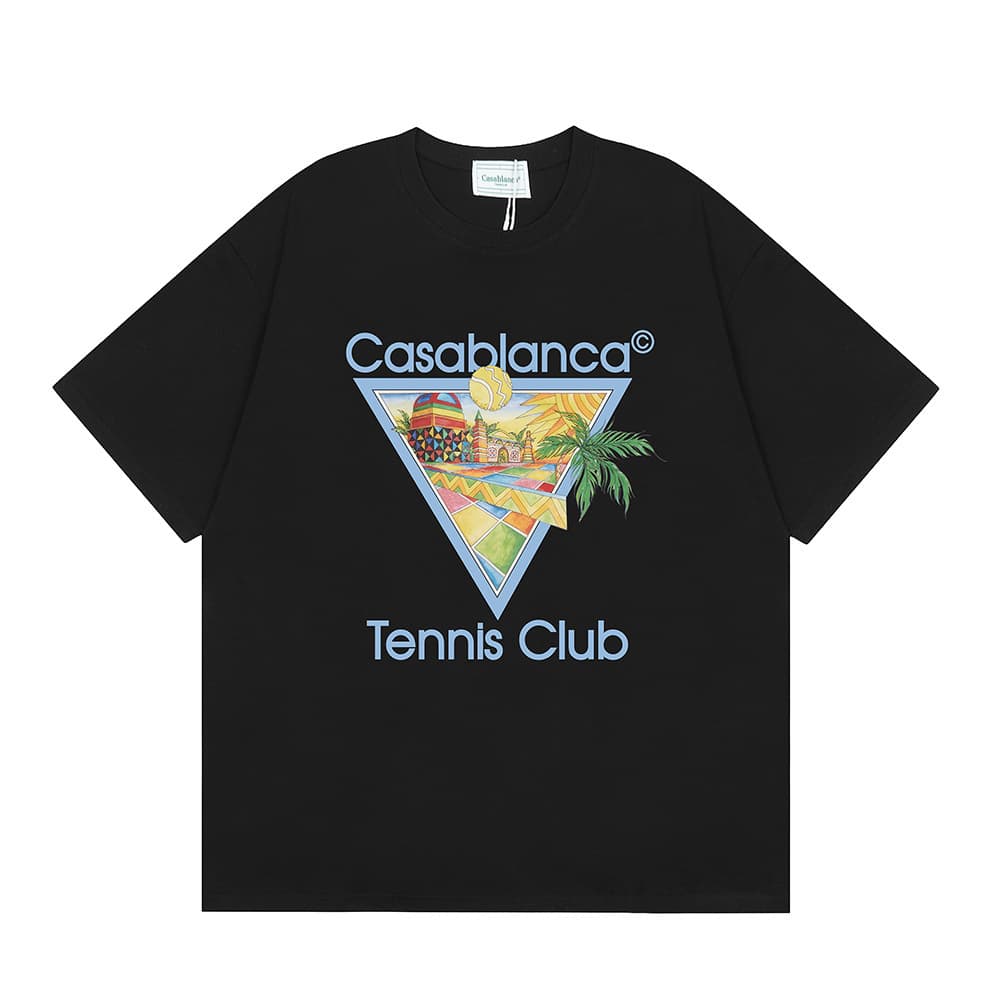 T-shirt ample à manches courtes pour hommes et femmes, imprimé printemps et été