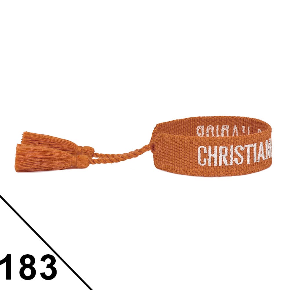 Bracelet unisexe tendance avec lettres tressées