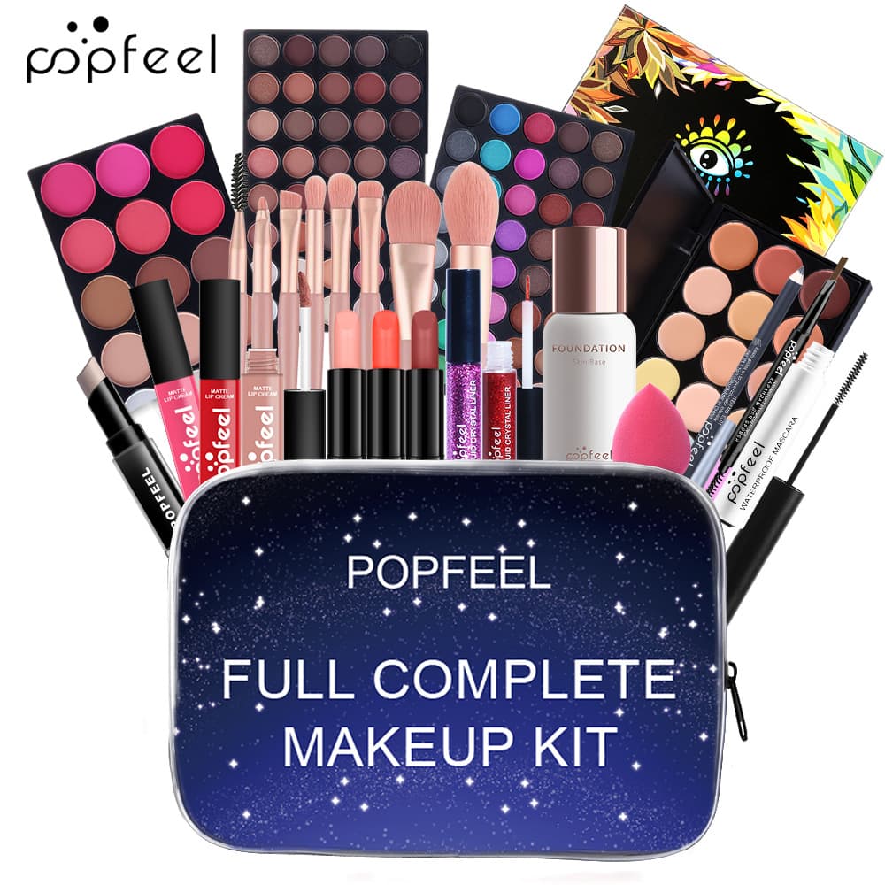 POPFEEL Makeup Master's Beginner - Friendly Full - Set Light Makeup Cosmetics With Gift Box