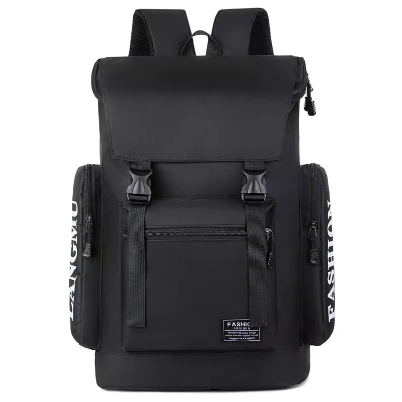 Fashion Men Simple Design Laptop Backpack High Quality Nylon Material Computer Bag
