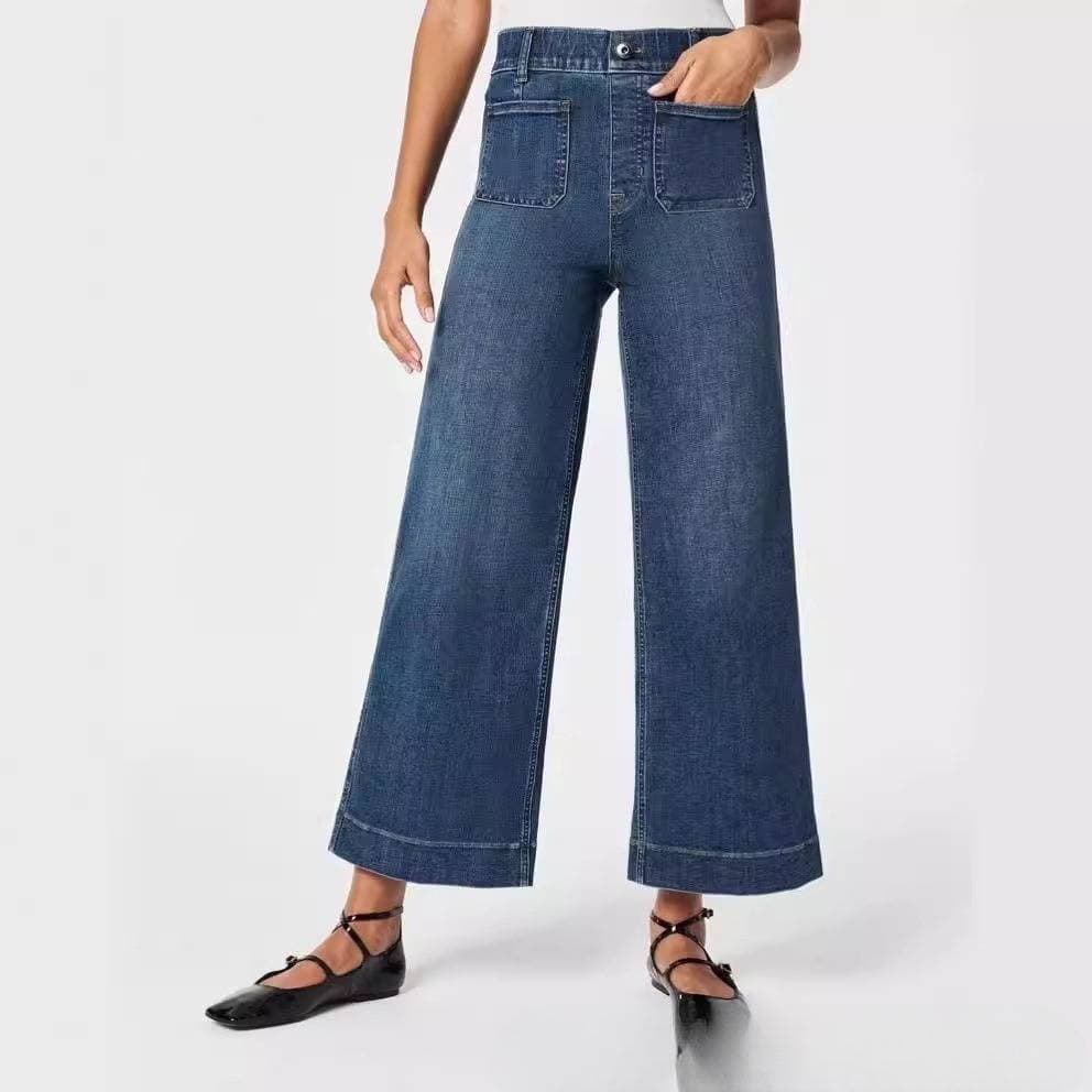 Women’s Clothing Straight Wide Leg Women's Jeans Make You Look Taller And Thinner