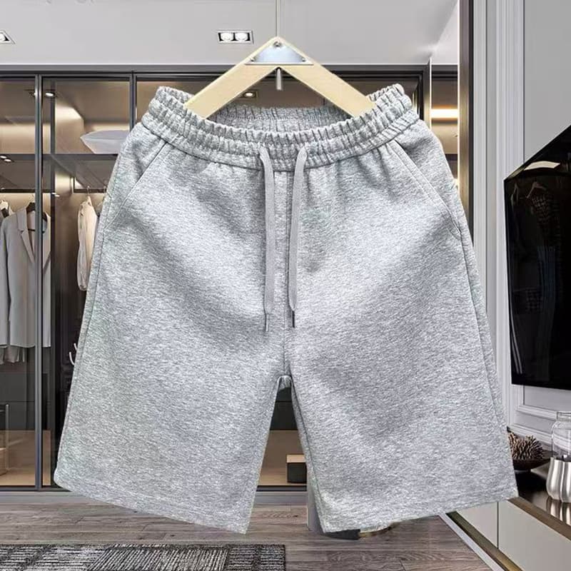 Men's Breathable Cotton Running Shorts Loose-Fit 5 Inch Gym Workout Casual Summer Shorts