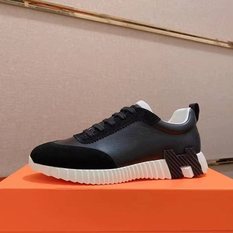 Chaussures de sport en cuir de vachette pour hommes, baskets tendance et respirantes, confortables, style célébrités en ligne