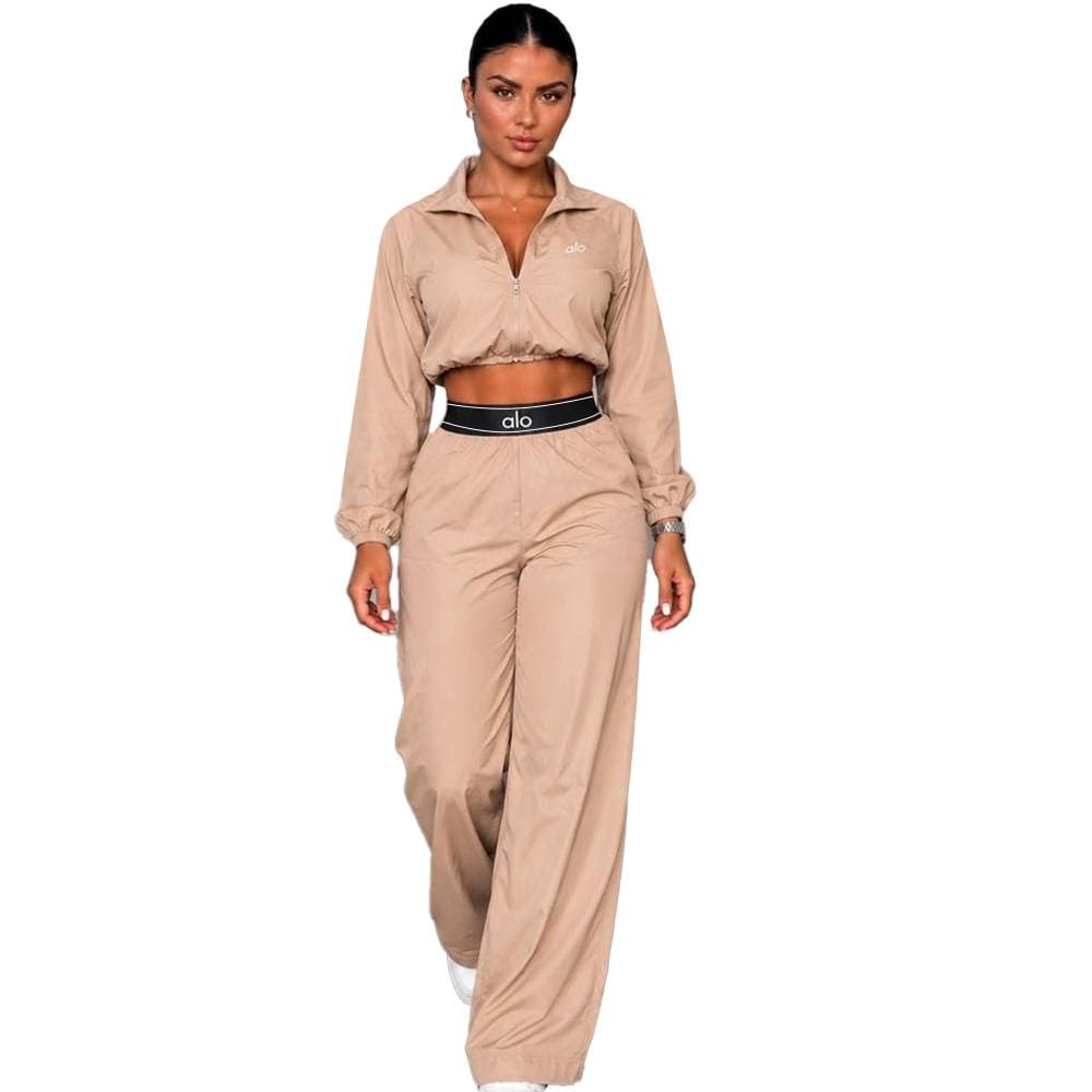 Ensemble de survêtement femme 2026 décontracté : haut, pantalon et veste. Séchage rapide et absorption de la transpiration.