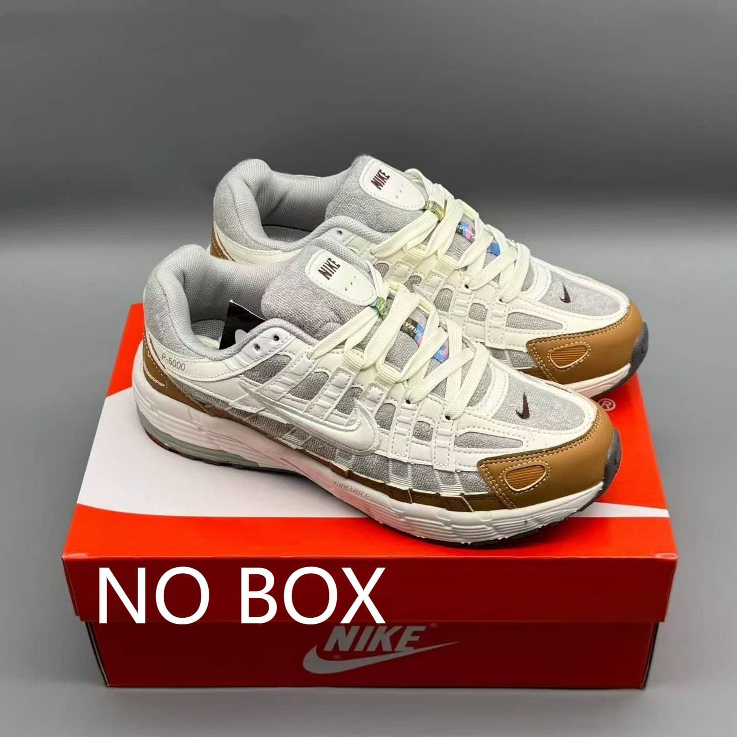 Baskets Nike P6000, tige en cuir véritable, mesh respirant et antidérapant, chaussures de running décontractées pour hommes et femmes, usage quot