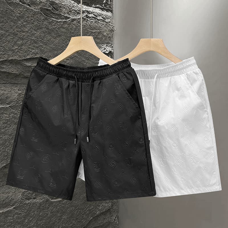 Plus Size Men's Summer Lightweight Shorts Loose Fit Beach Pants Trendy Thin Clothing For Men