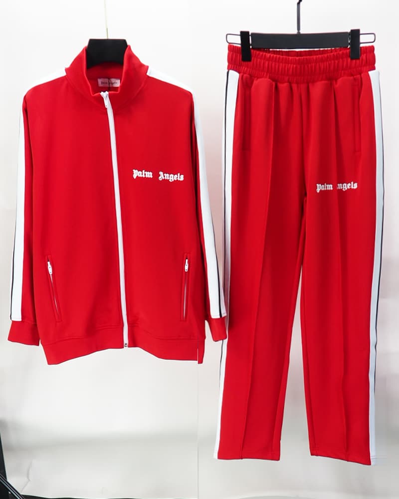 Ensemble de 2 pièces pour homme, survêtement de sport à rayures latérales, pull, manteau, pantalon décontracté