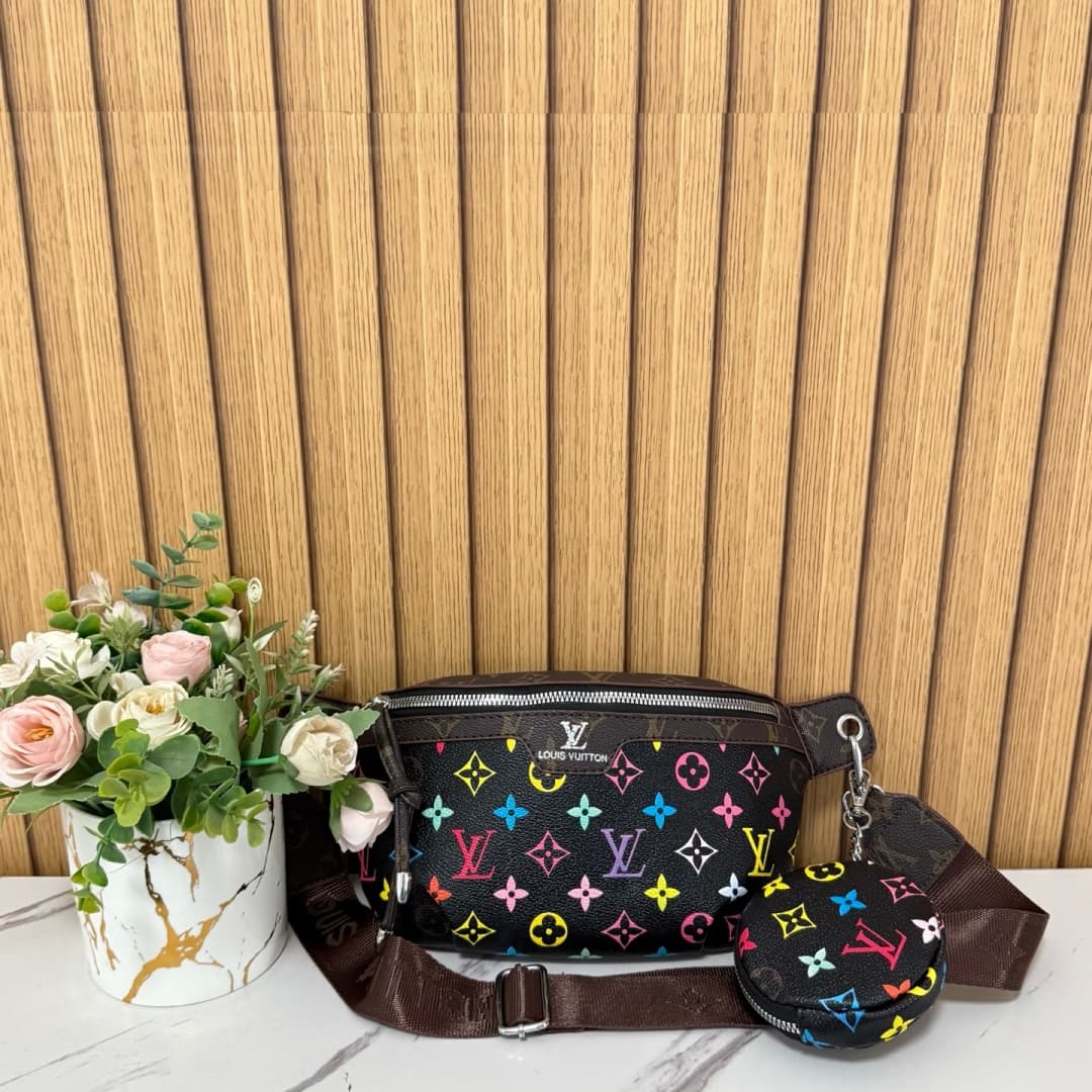 Nouveauté 2026 : Sac banane classique monogrammé pour femme - Sac banane tendance et décontracté, idéal pour les trajets quotidiens et le quotid