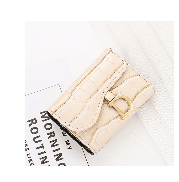 Pochette portefeuille élégante et tendance à imprimé crocodile, sac multi-cartes antivol haut de gamme pour femme, sac multifonction