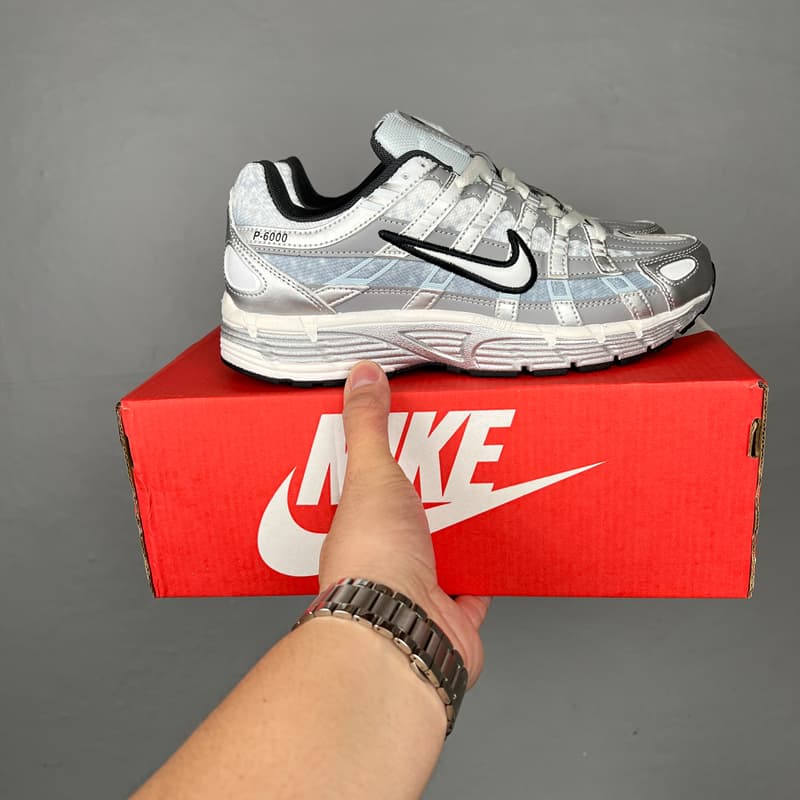 Chaussures de course basses décontractées P-6000 confortables, souples et résistantes pour la ville et les déplacements.