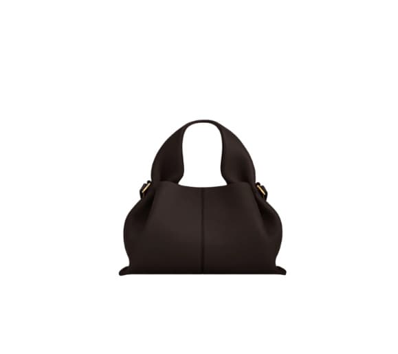 Sac à main bandoulière texturé style français, collection 2024, tendance « Cloud Dumpling » pour femmes.
