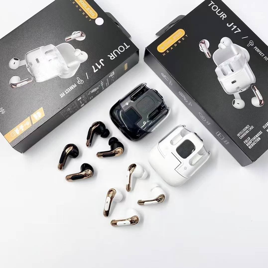 New couple, two wireless earphones, noise cancelling earphones, deep bass, long battery wireless earphones with microphone for iPhone/Android