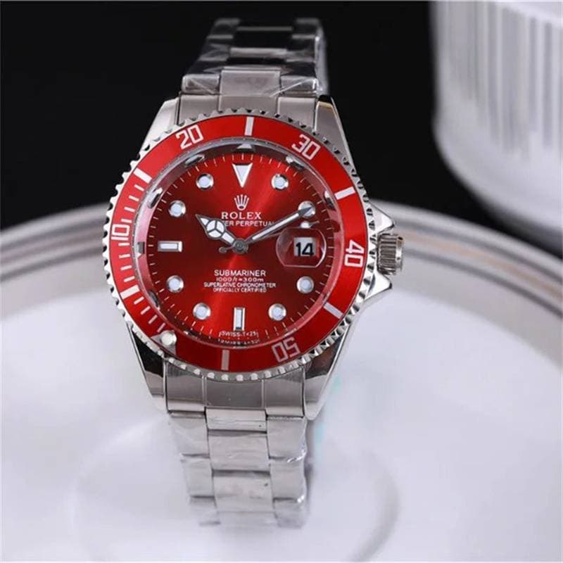 Sea-Dweller Montre pour homme étanche en métal vintage classique avec succès à quartz 37 mm
