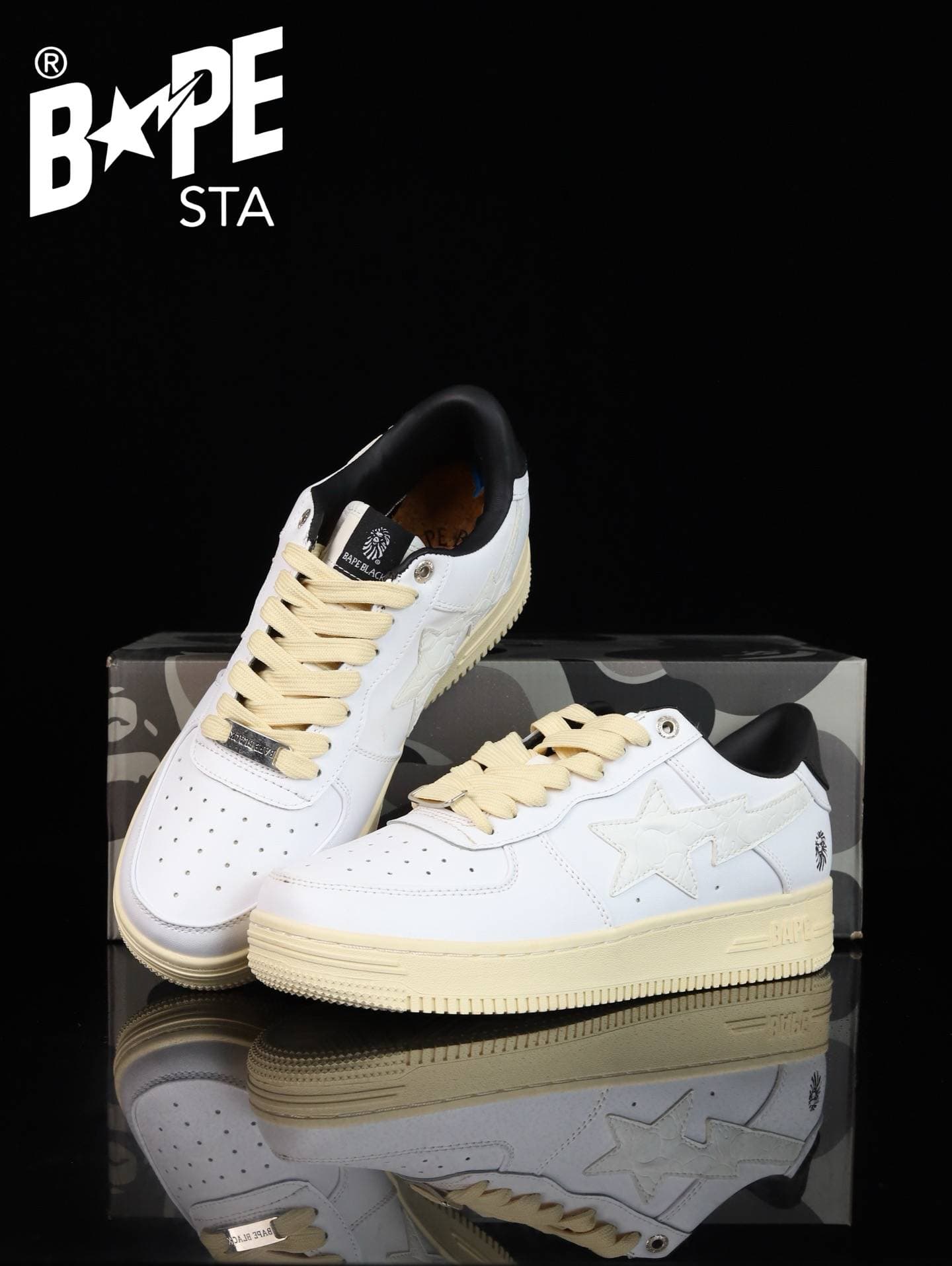 Chaussures de planche classiques en cuir laqué A BATHING-APE, Air Force n°1, pour hommes et femmes, 22 couleurs disponibles