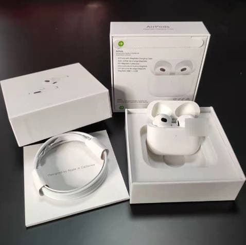 AirPods 1re génération avec retour auditif sans fil, Bluetooth stéréo, GPS et Siri, réduction du bruit