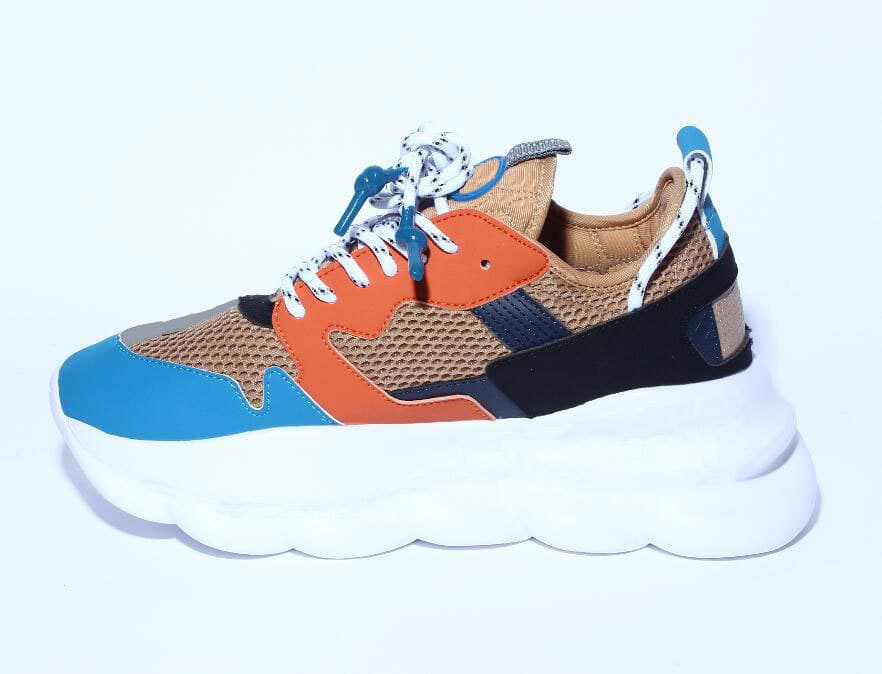 Chaussures de sport décontractées, chaîne de commerce extérieur transfrontalier, station européenne, chaussures de papa rétro, semelle épaisse