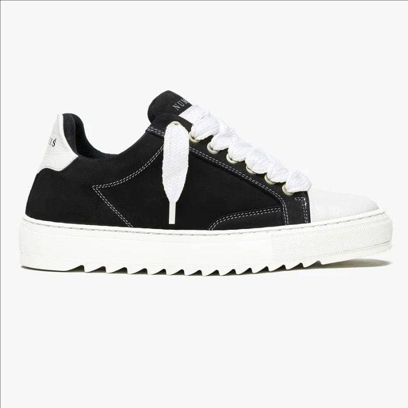 Baskets décontractées pour homme Numeris – Style classique, polyvalent, semelle plate, bout rond, à lacets