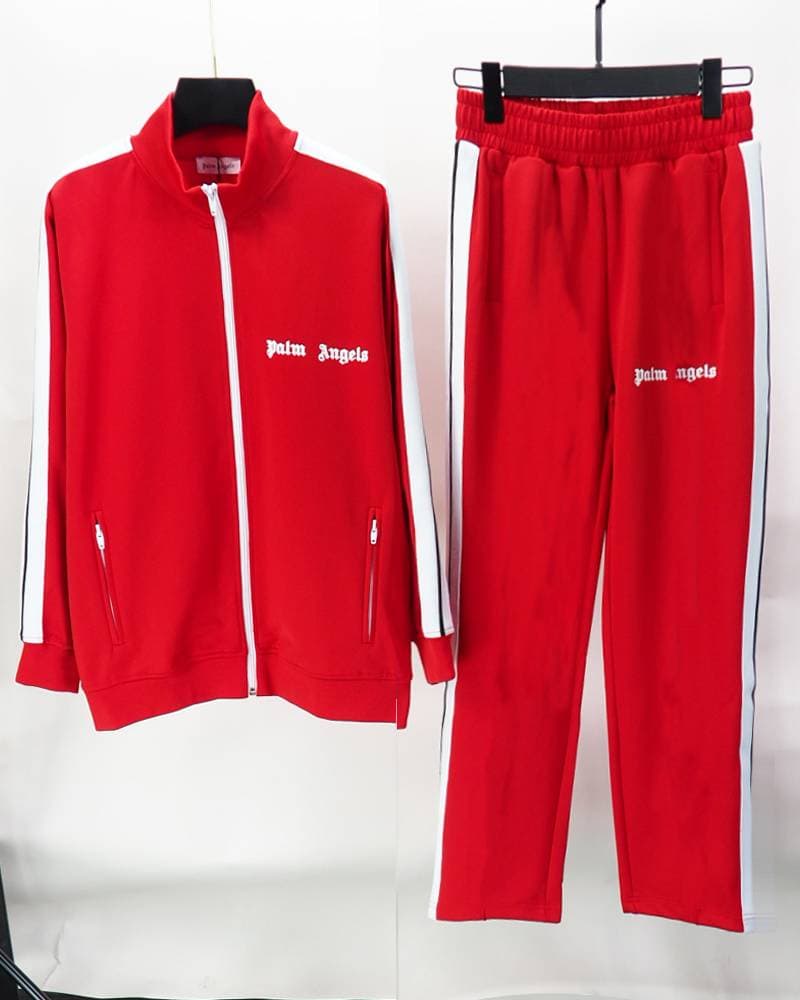 Ensemble de sport à rayures latérales pour homme, 2 pièces, pull, manteau, pantalon décontracté