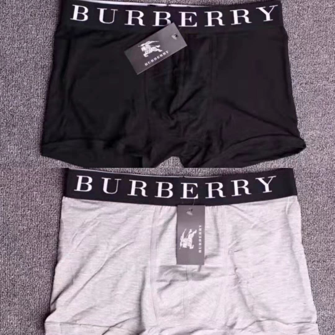 Sous-vêtements TrendyBurberry en pur coton, boxers haut de gamme, confortables et tendance pour hommes.