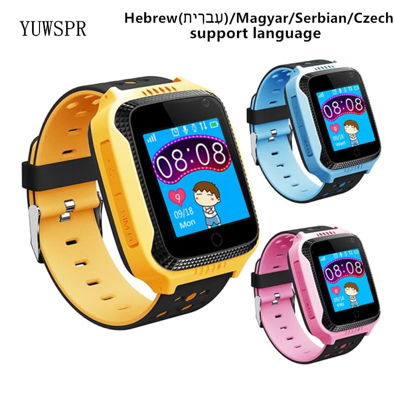 Kids Tracker Smartwatches Q529 Flashlight Camera 1.44" Touch Screen GPS LBS SOS Call Location Baby Sound Monitoring Q528