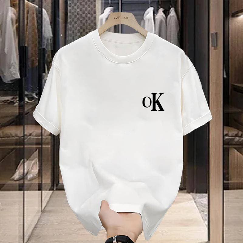 2026 Summer Fashion T-Shirt Trendy Loose Fit Casual Short Sleeve Printed Top