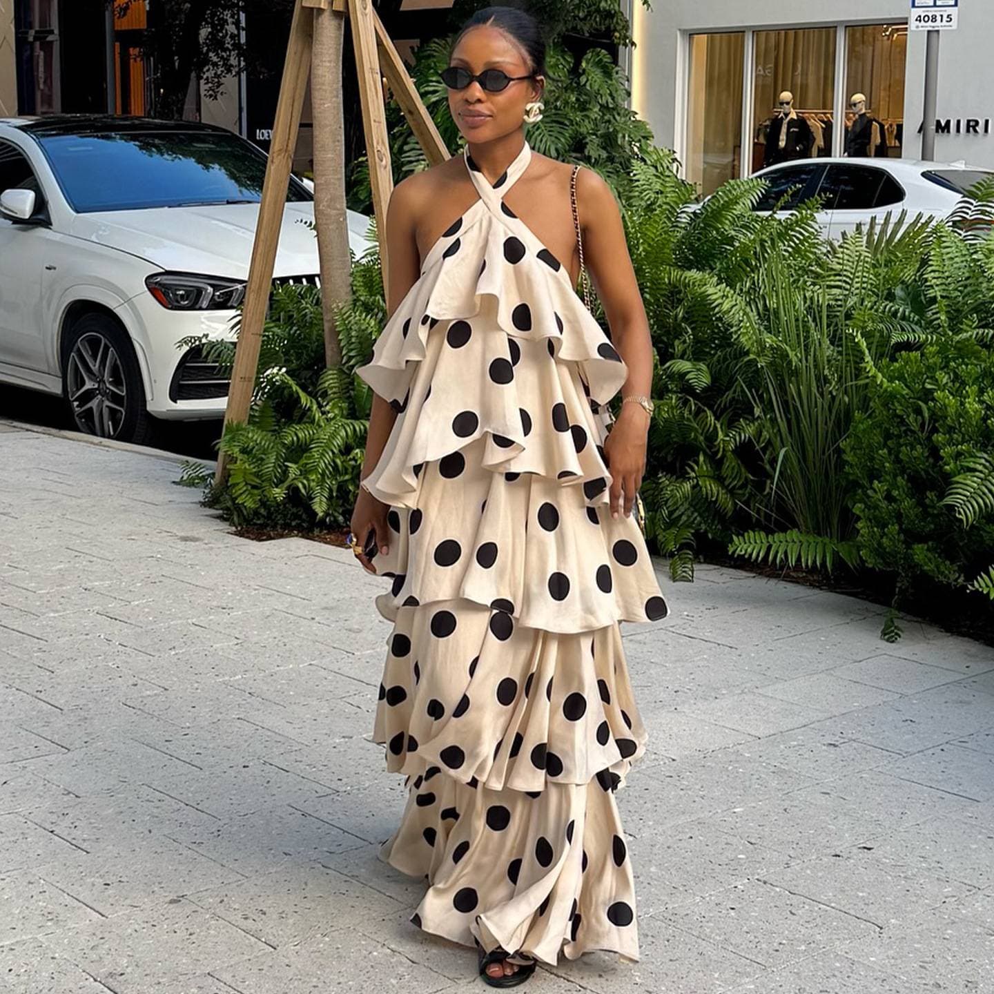 Women's Clothing African Fashion Tassel Suspender Dress For Women Solid Color Casual Elegant Thin Dress For Spring