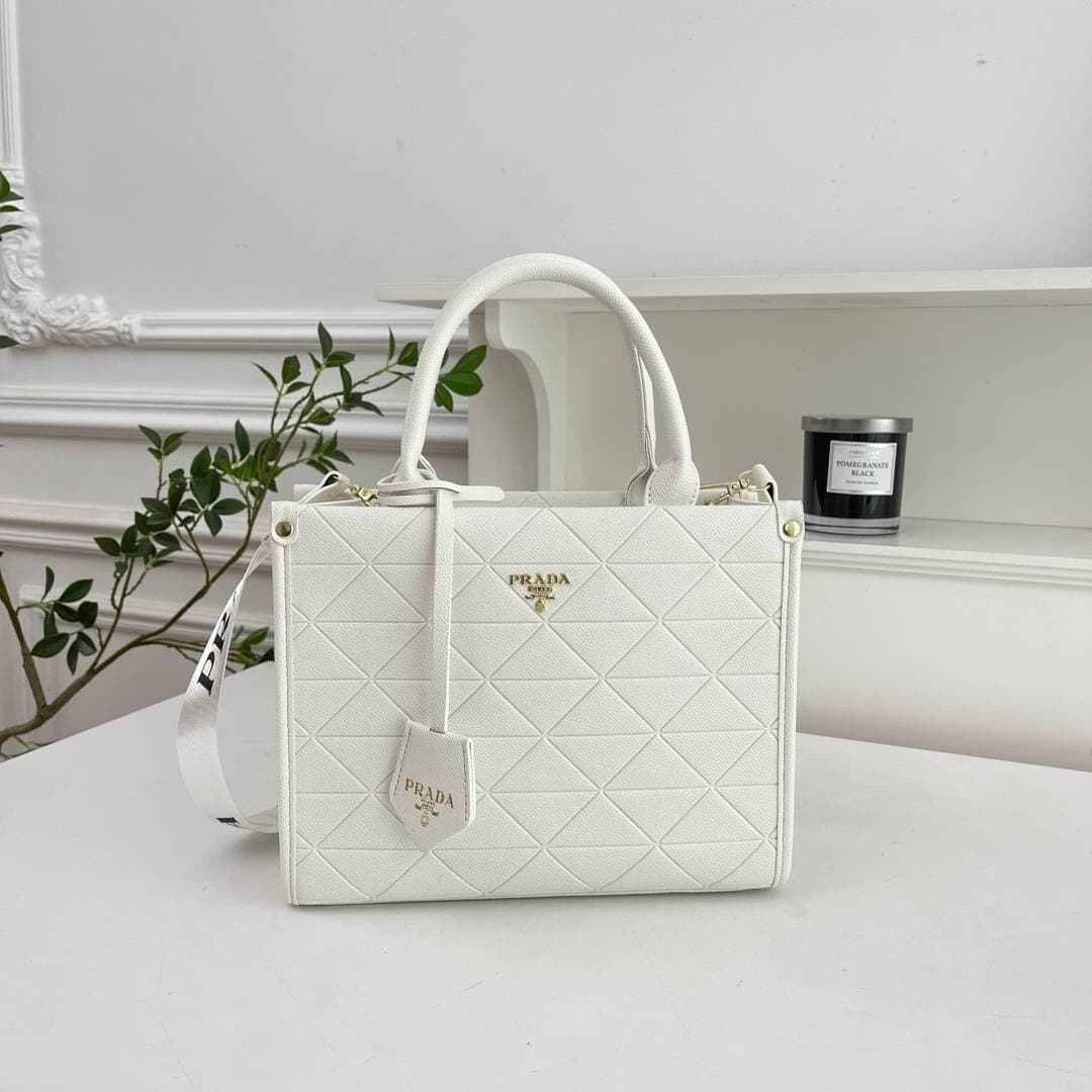 【PRADA】Sac à main tendance pour femme Sac fourre-tout de grande capacité Sac à bandoulière simple Sac à main