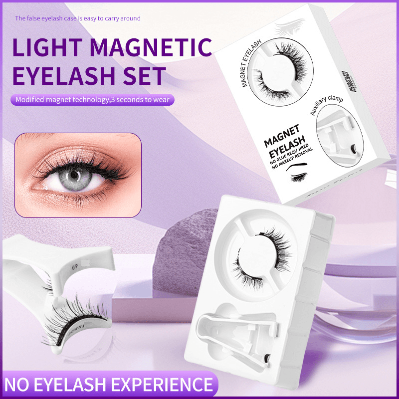 Magnetic Eyelashes Set – 3D Mink Lashes, No Glue Needed, Ultra-Lightweight & Reusable​
