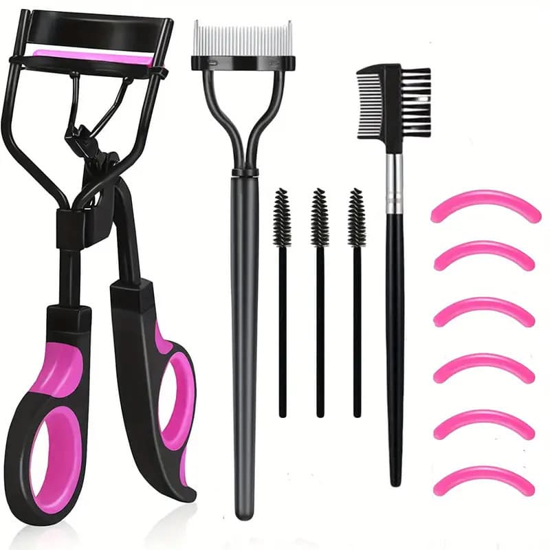Makeup Tool Set Eyelash Curler Eyelash Comb Eyebrow Comb Eyebrow Trimming Scissors Ladies Beauty Tool Christmas Gift
