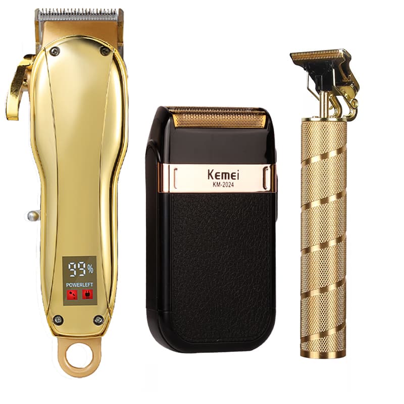 WEASTI Hair Clipper Professional Set Electric Trimmer Cordless Shaver 0mm Barber Cutting Machine For Men Rechargeable Razor YCDC