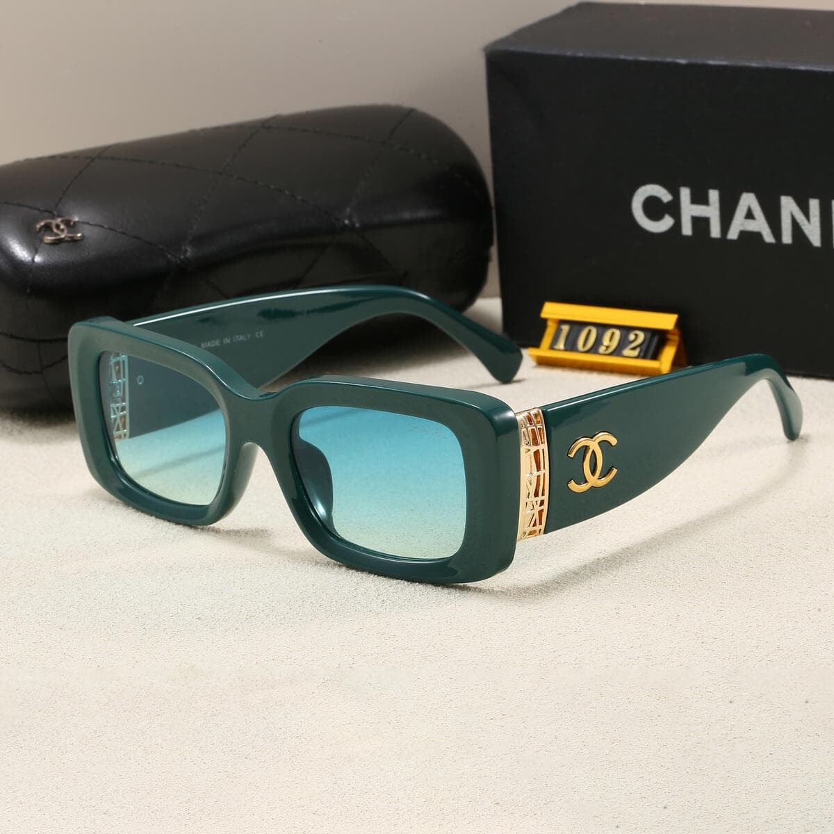 Lunettes de soleil C Hanel, nouvelles lunettes de soleil tendance, lunettes de soleil décontractées pour couples, résistantes aux rayons UV et aux