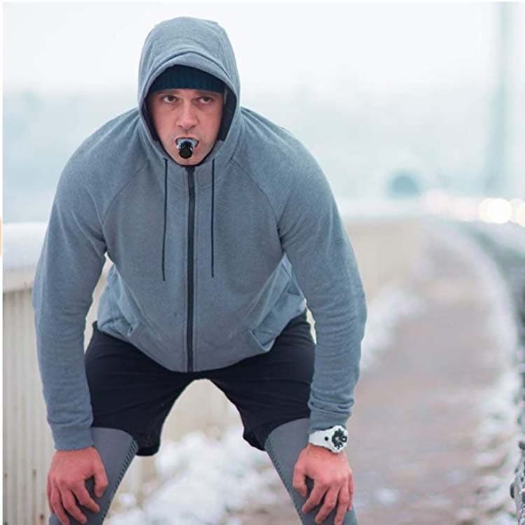 Lung & Fitness Trainer Diving Silicone Mouthpiece Ergonomic Respirator RMT Training