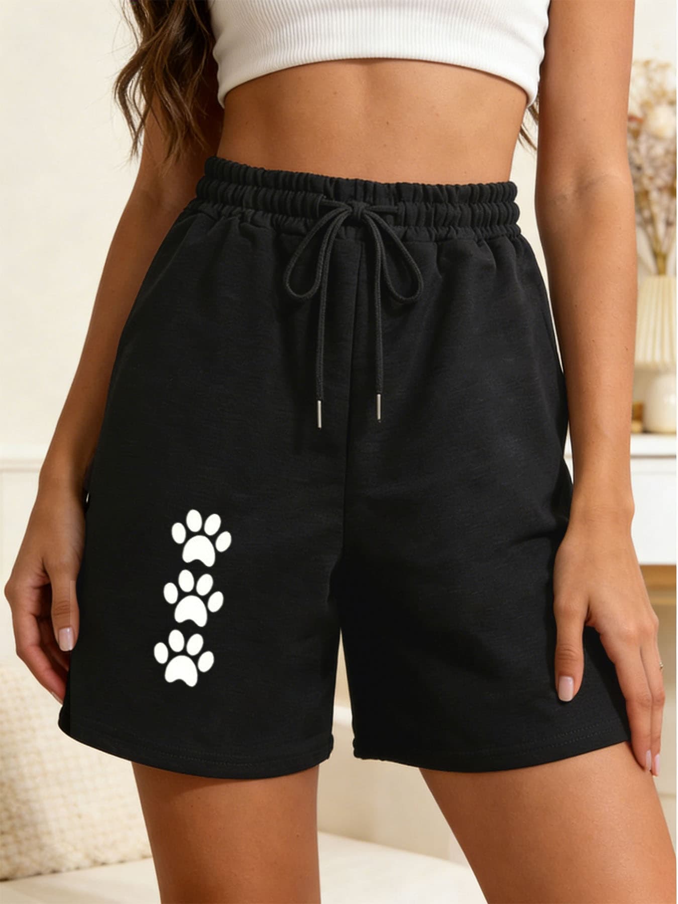 Casual Comfy High Waist Shorts - Versatile Loungewear & Streetwear