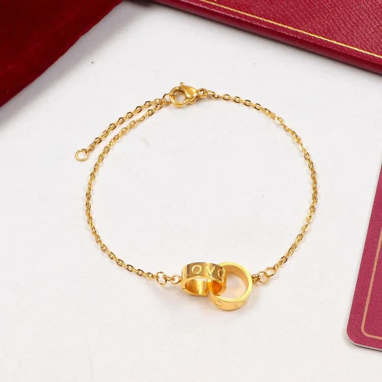 With box Tennis Screw Designer Bracelet Jewelry Women Bangle Classic Titanium Steel Alloy Craft Allergic Wholesale
