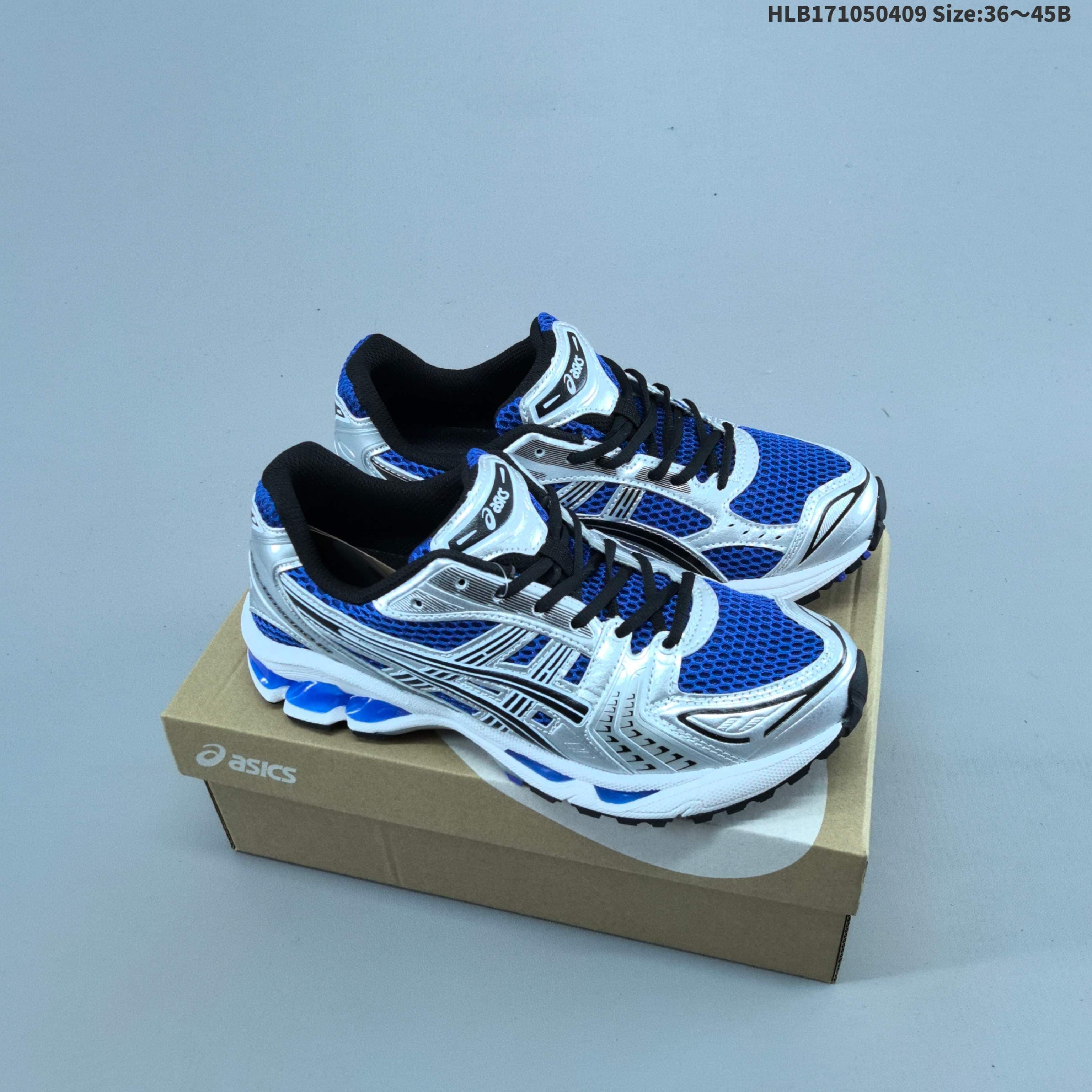 Chaussures de course Asics Gel-Kayano 14 Sports, décontractées, respirantes et professionnelles avec amorti.