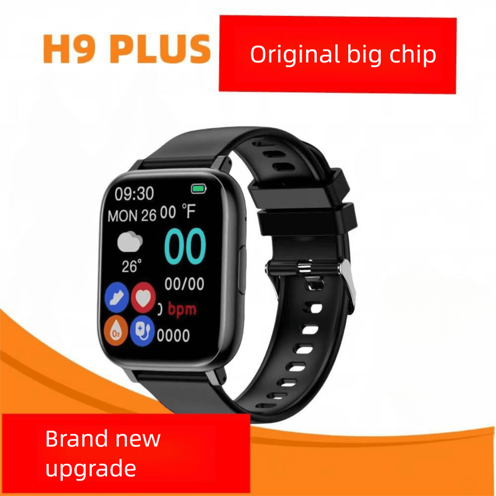 Hot-Selling H9 Plus Smart Health Monitoring Bluetooth Call Watch Sports Heart Rate Blood Oxygen Huaqiang