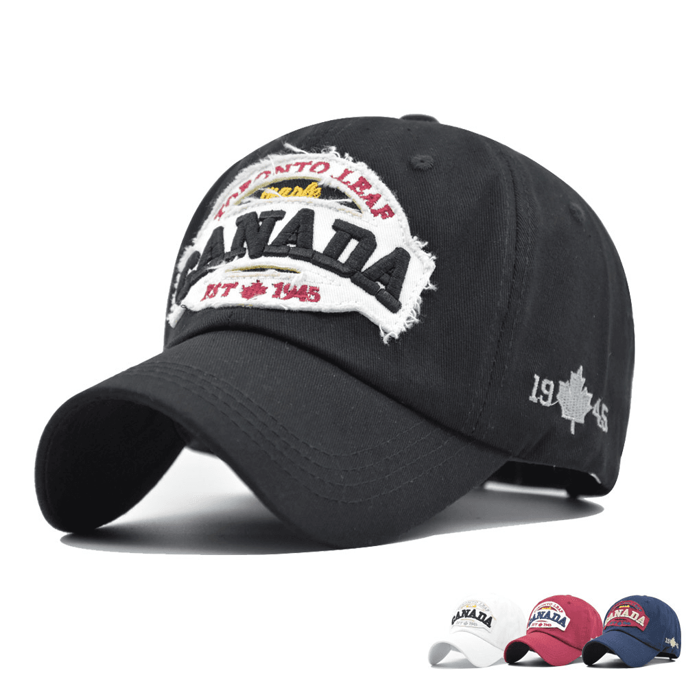 Couple Maple Leaf 1945 Caps – Vintage Duck Bill Hats (Unisex & UV Protection)