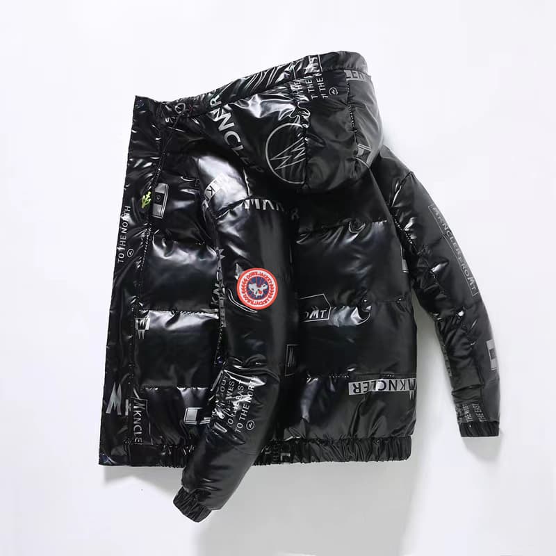 Trending High-Shine Puffer Coat, Winter Quilted Hooded Jacket, TikTok Viral Outerwear For Men & Women