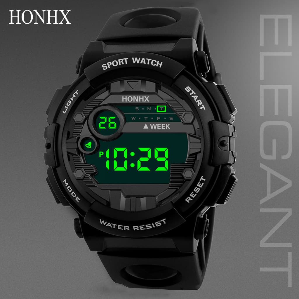 Fashion Trend Atmospheric Digital Disc Glow-in-the-dark Watch Student Multifunctional Outdoor Sports Electronic Watch