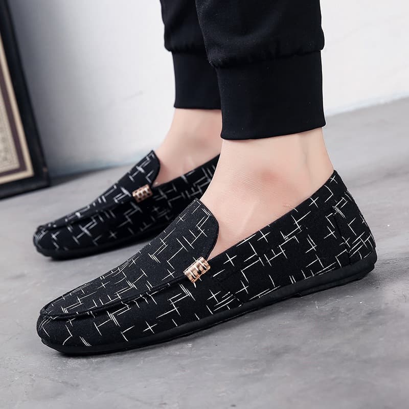 Men’s Shoes Men's Doudou Shoes, Doudou Shoes, Korean Style, Versatile Lazy Shoes, Men's Canvas, Youth, Youth Trend, Doudou Shoes For Men