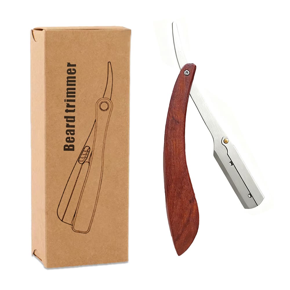 Old-fashioned Manual Haircut Hairdressing Special Razor Salon Bald Face Shaver