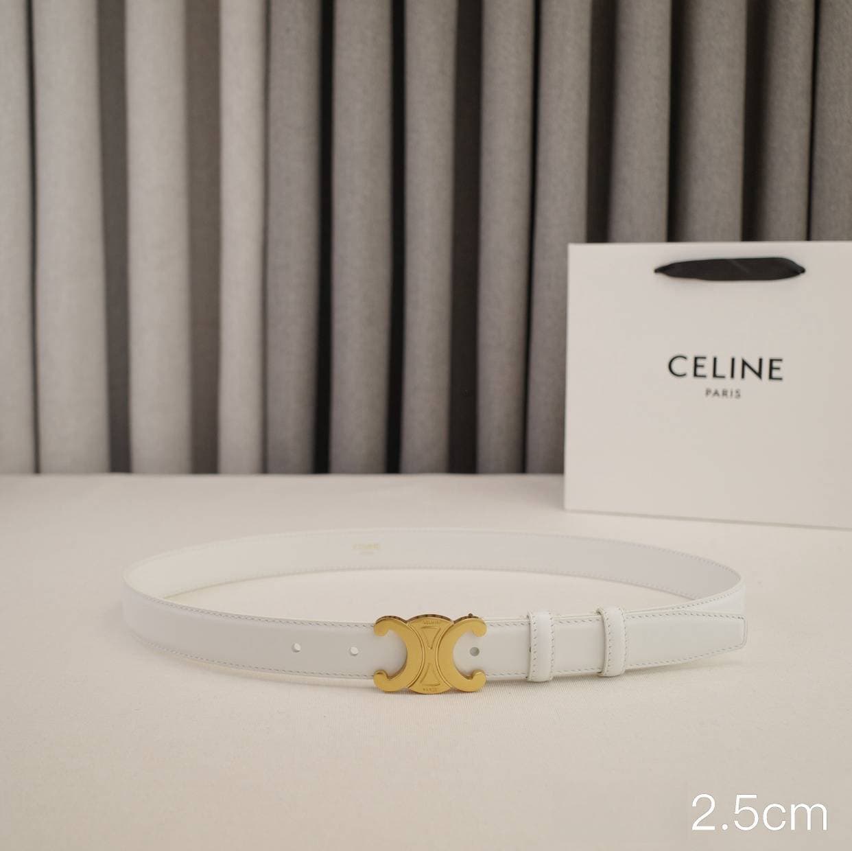 Boucle Arc De Triomphe Classique Ceinture En Cuir De Vachette De Haute Qualité Pour Femme Cadeau D'anniversaire De Vacances