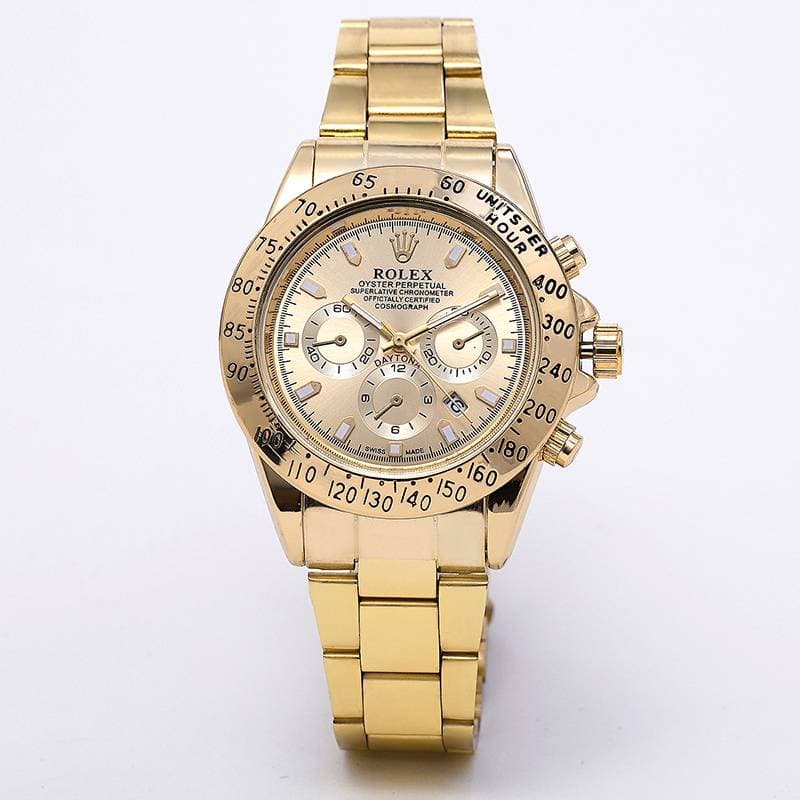 Montre Cosmograph Daytona en métal, surdimensionnée, style classique, montre haut de gamme indispensable pour les soirées, mouvement à quartz, di