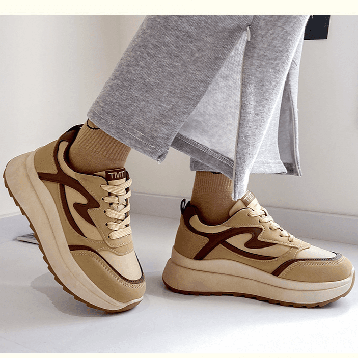 Thick Soled Dad Shoes For Women New Style Breathable Ulzzang Version Wear Resistant Comfortable Retro Shoes For Women