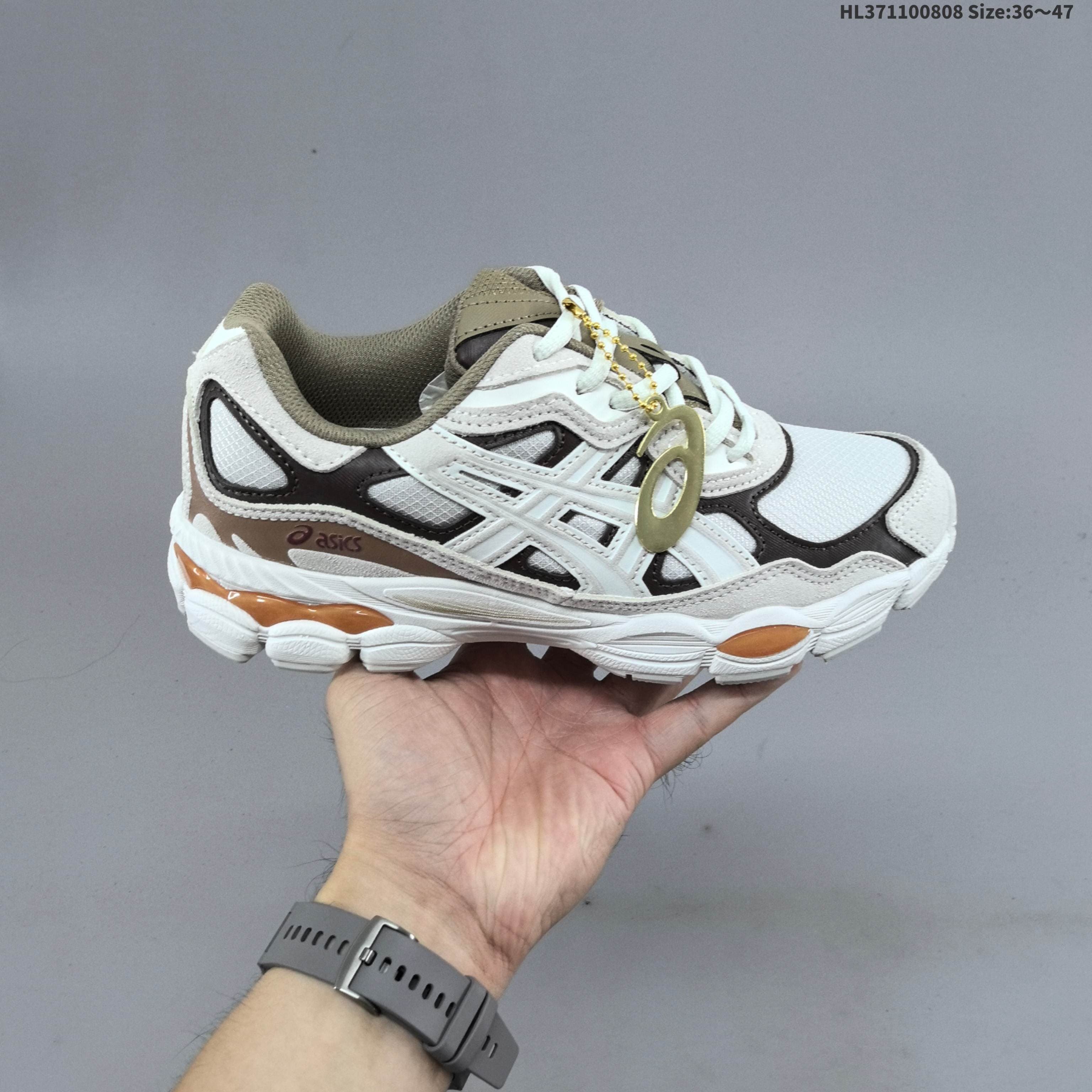 Chaussures de running Asics NYC Gels NYC Sneakers Cream Solar Power Pure Sier Outdoor Sneakers Sports Athleisure Trainers Fashion Daily Outfit 36-47