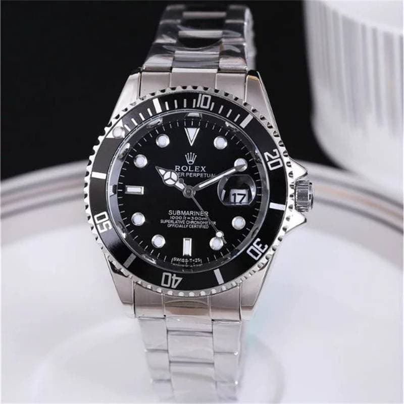 Sea-Dweller Montre pour homme étanche en métal vintage classique avec succès à quartz 37 mm