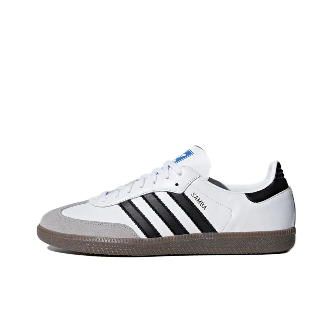 Chaussures d'entraînement allemandes Samba Casual Low Cut Bleu BLANC BLEU