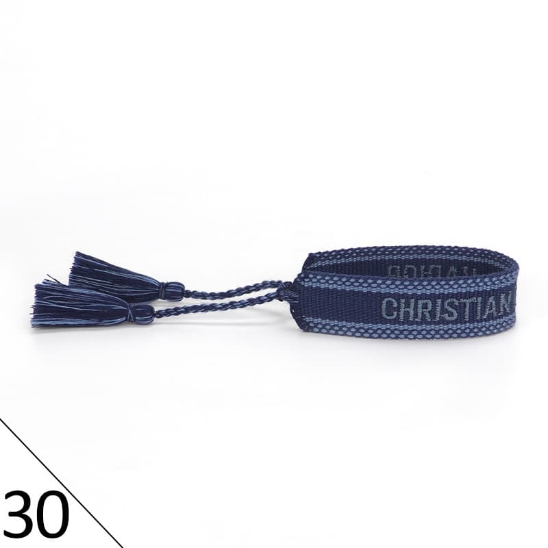 Bracelet unisexe tendance avec lettres tressées